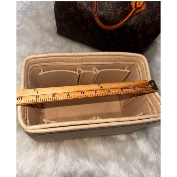 Vintage Louis Vuitton Monogram Speedy 30 Handbag Brown Canvas & Leather Handles - Picture 14 of 16